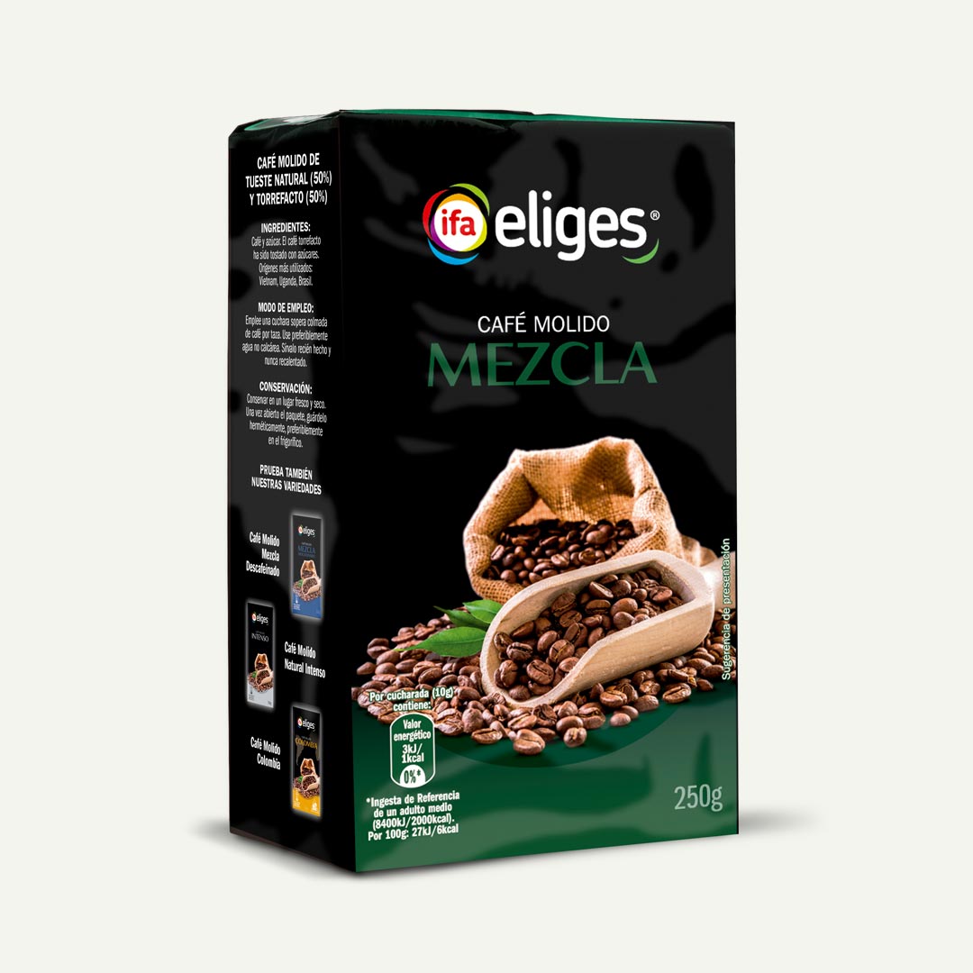 CAFÉ MOLIDO MEZCLA BLEND 40/60 IFA-ELIGES 250G