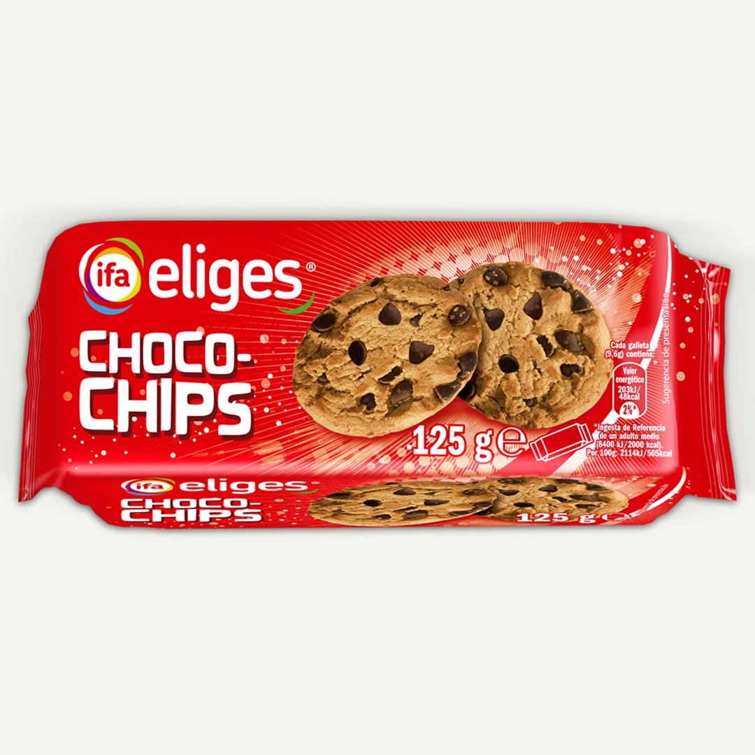 GALLETA CHIPS CHOCO IFA ELIGES 125G
