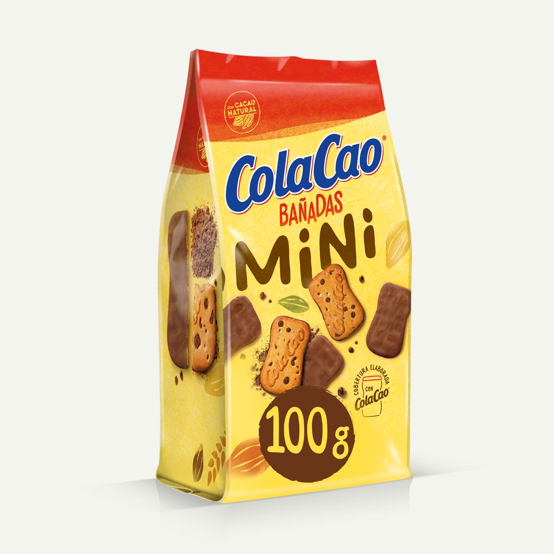 GALLETA MINI BAÑADA BOLSA COLA CAO 100G