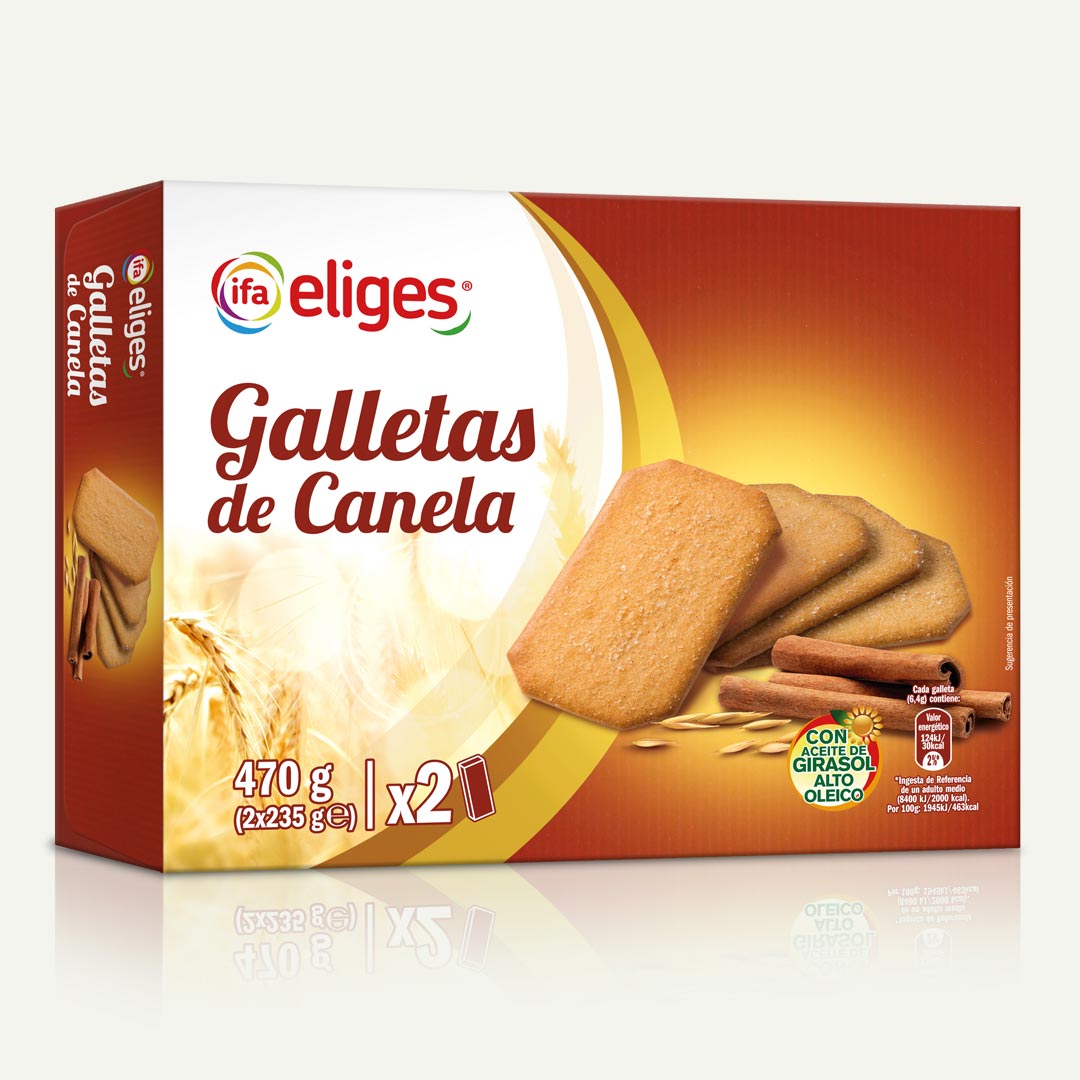 GALLETA DE CANELA IFA ELIGES 470G