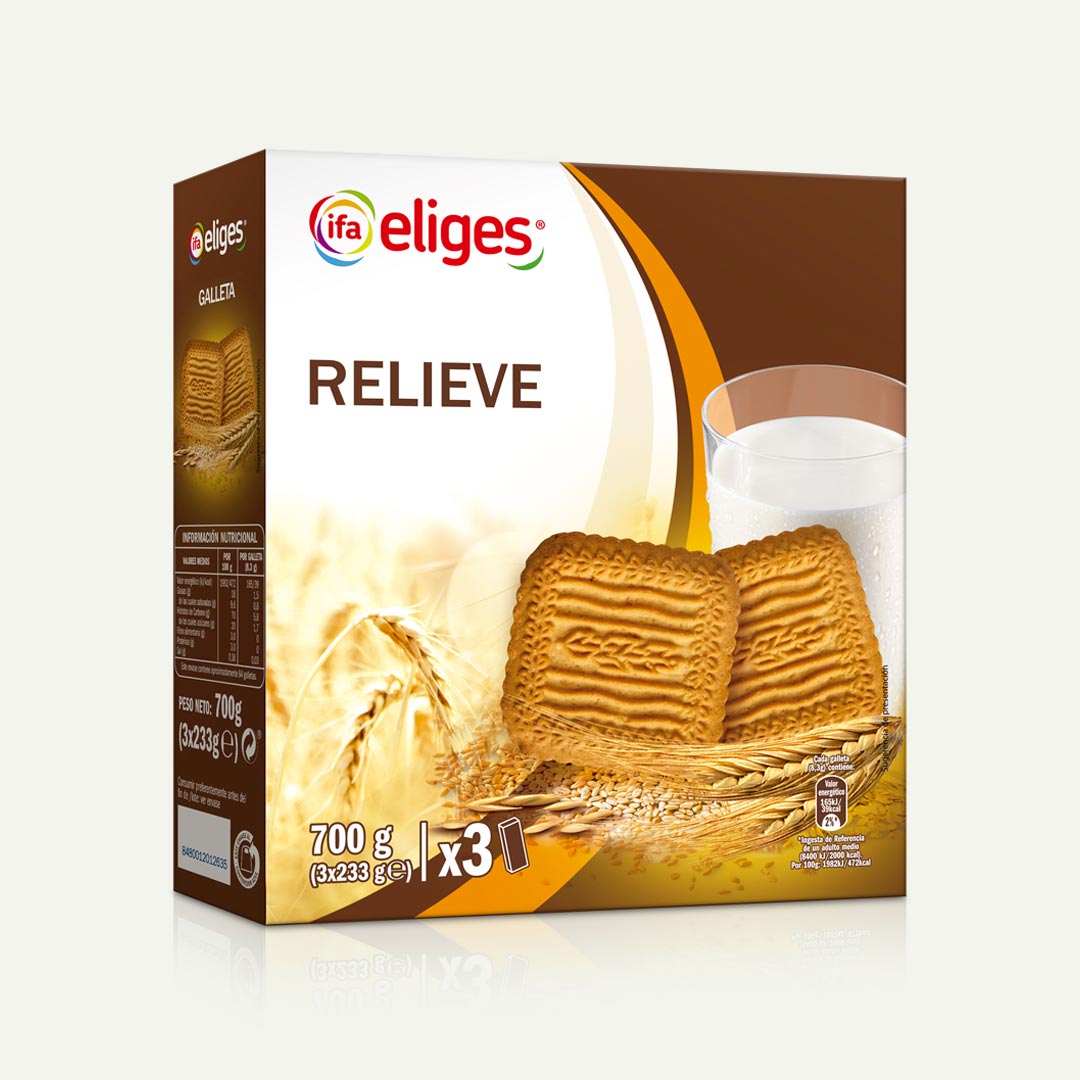 GALLETA RELIEVE IFA ELIGES 233G P-3