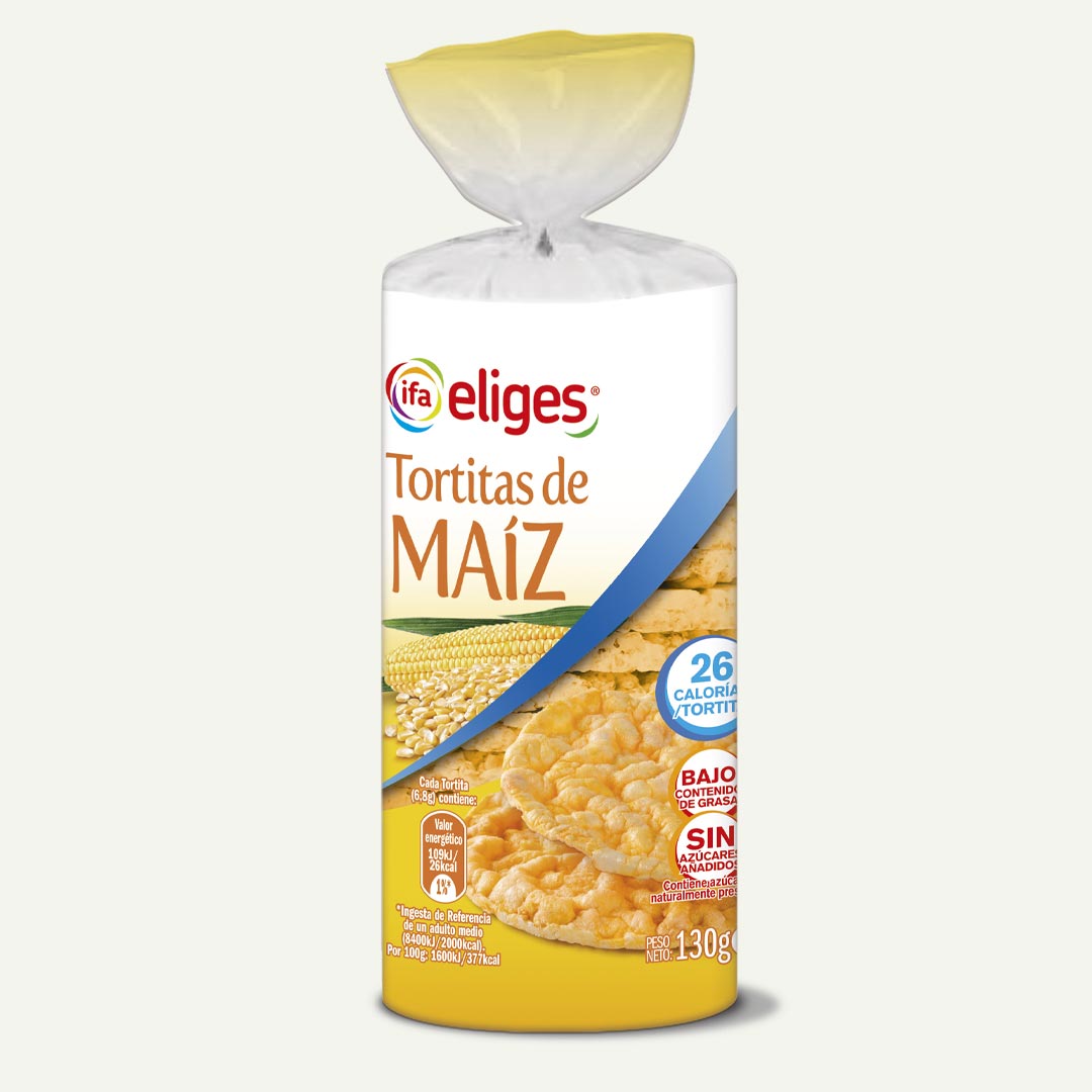TORTITA DE MAIZ 0% AZUCARES AÑADIDOS IFA ELIGES 130G