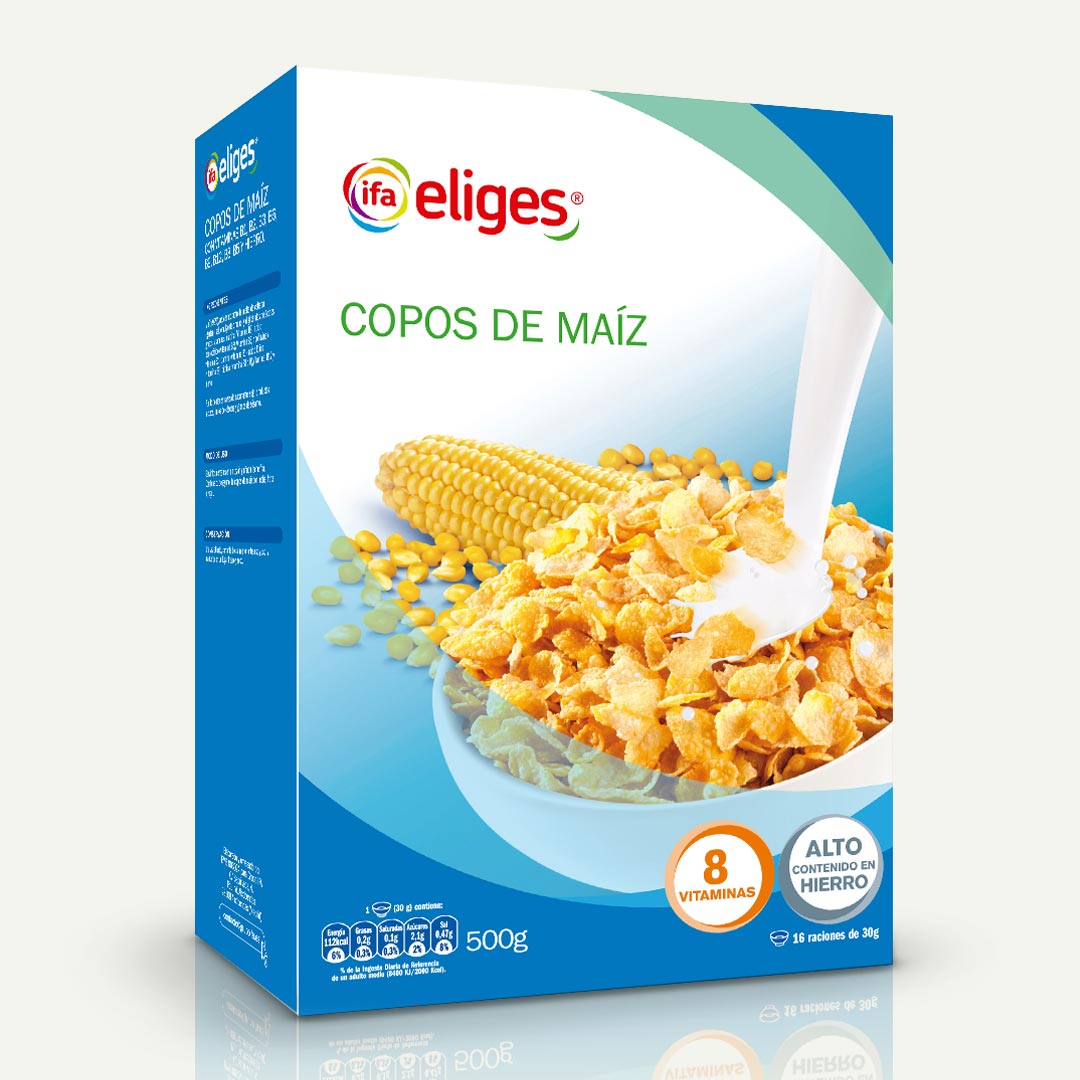 CEREALES COPOS DE MAIZ IFA ELIGES 500G