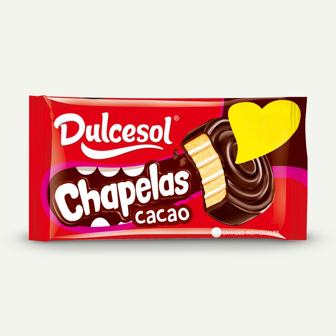 CHAPELAS CACAO 1€ DULCESOL 45G 3U