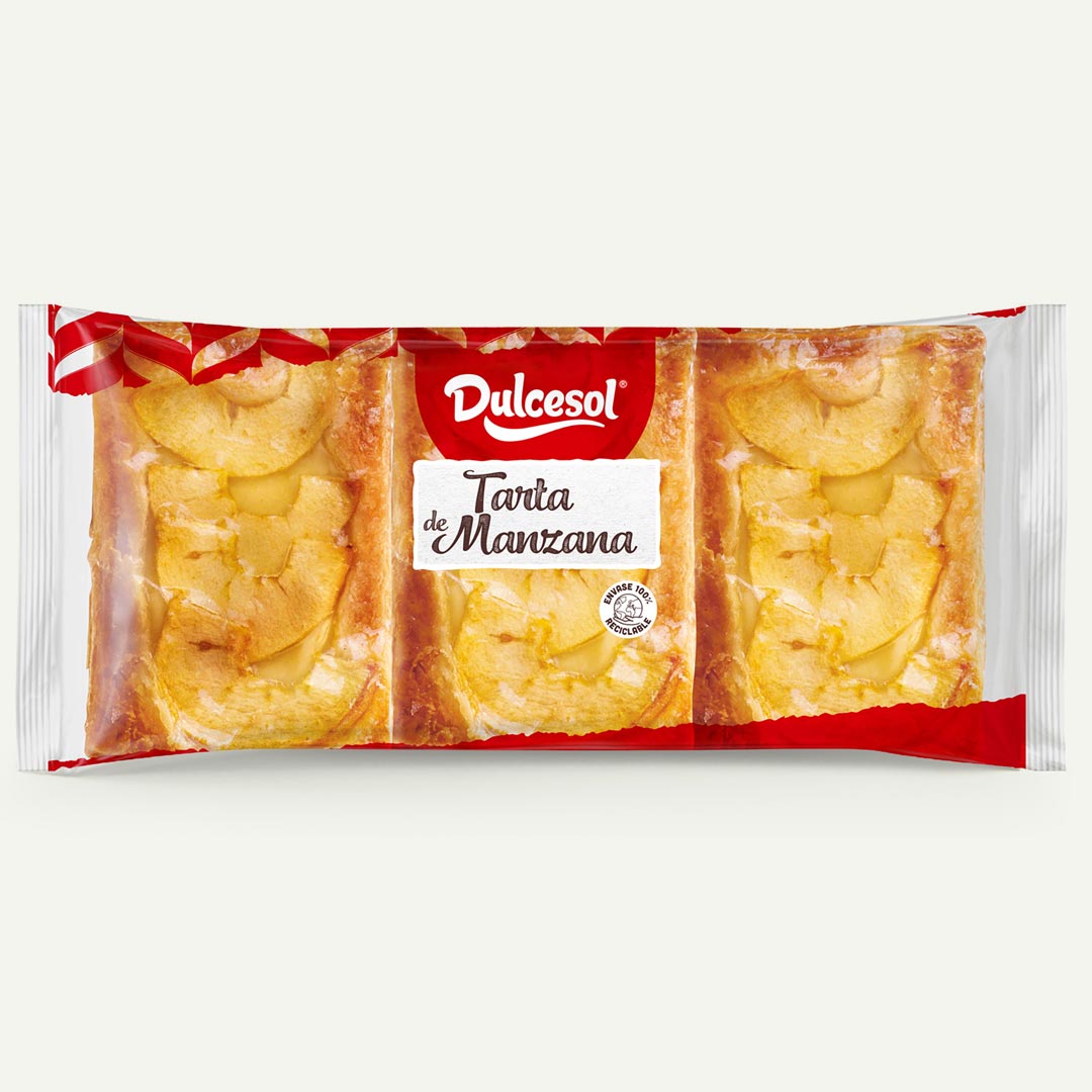 TARTA DE MANZANA DULCESOL 65G 3U