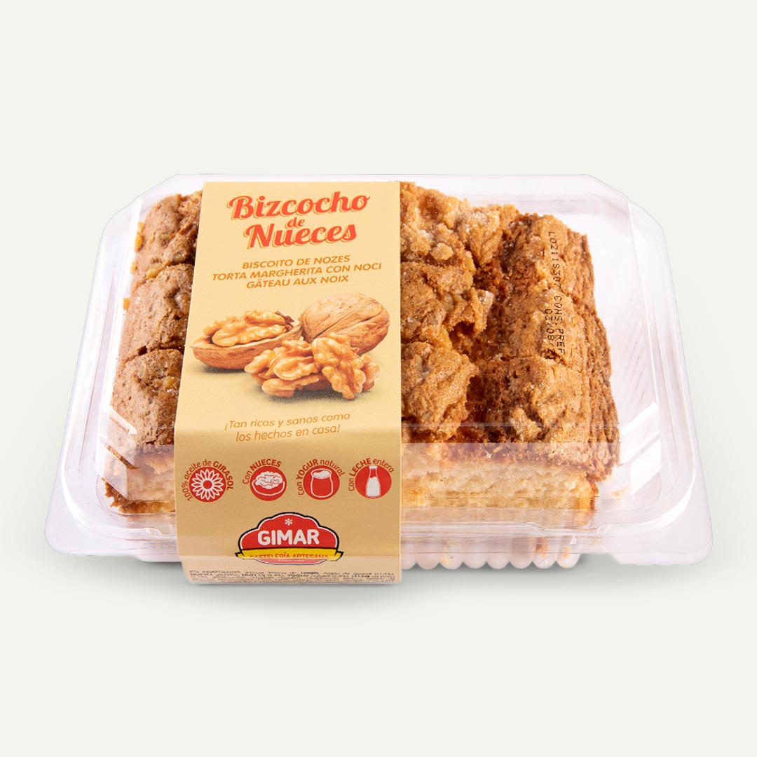 BIZCOCHO NUECES GIMAR 360G