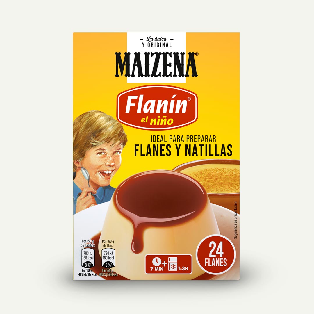 PREPARADO PLANIN EL NIÑO PARA FLANES Y NATILLAS MAIZENA 192G 6 SOBRES