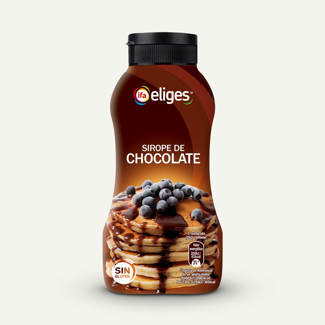 SIROPE DE CHOCOLATE SIN GLUTEN IFA ELIGES 295G
