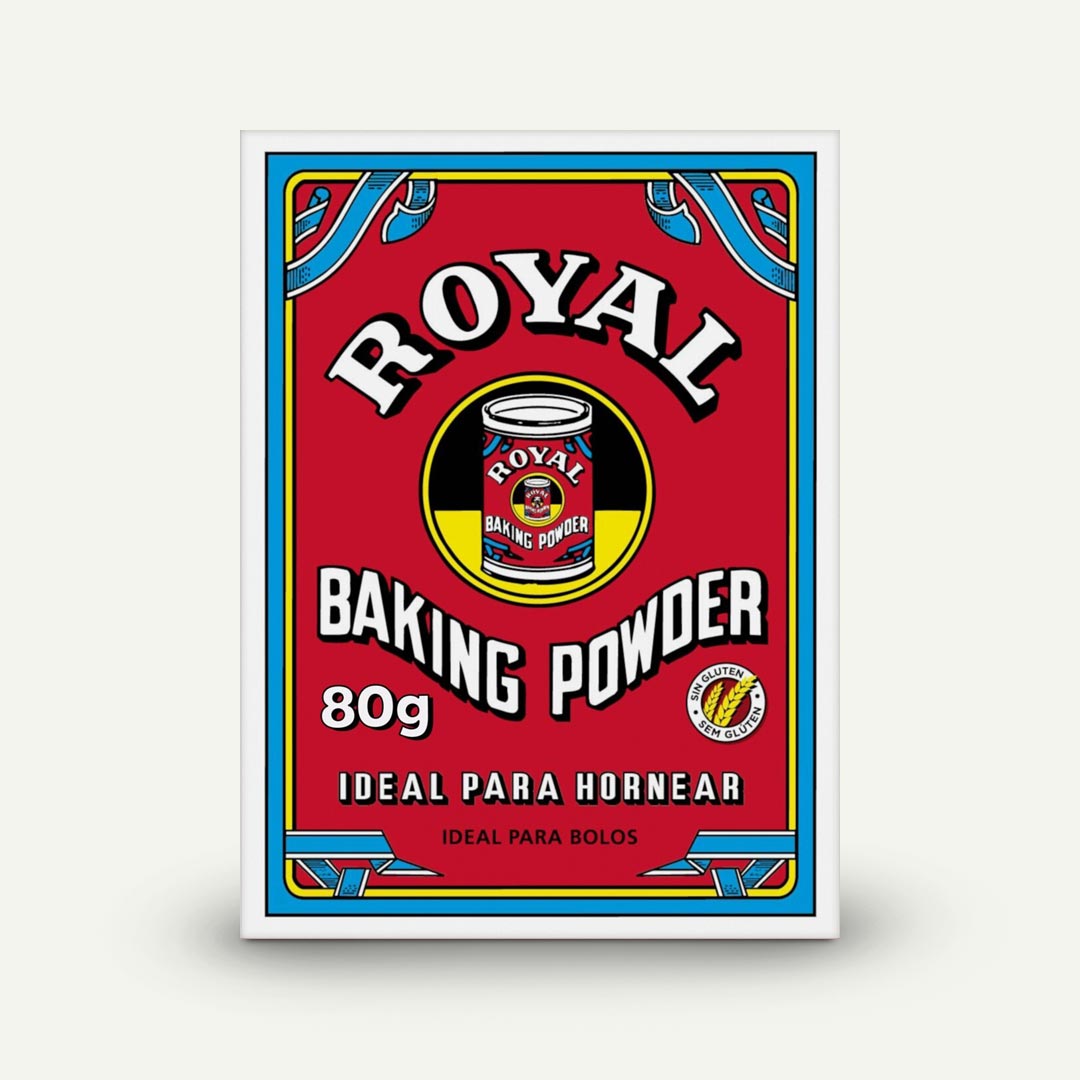 PREPARADO EN POLVO PARA HORNEAR ROYAL 16G 5 SOBRES