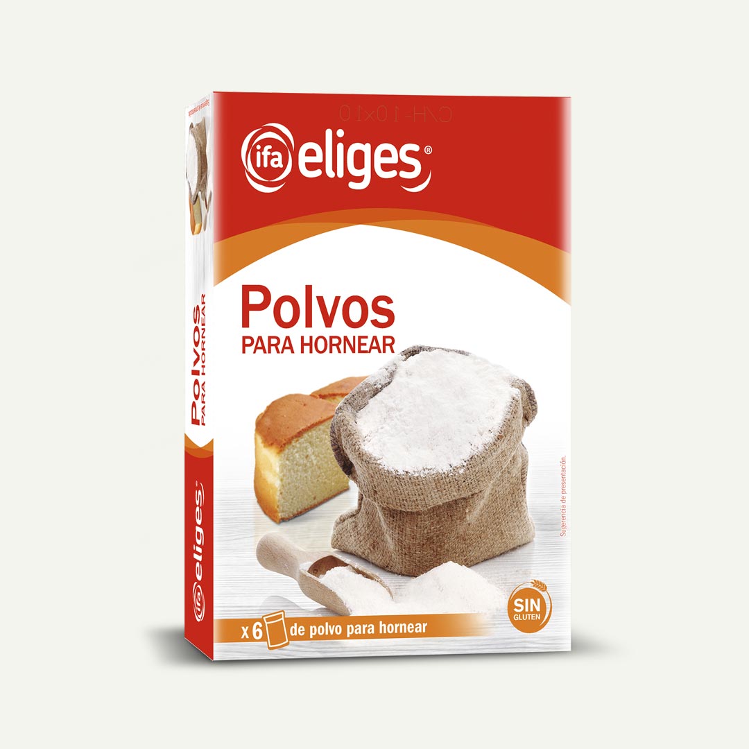 POLVO PARA HORNEAR IFA-ELIGES 6 SOBRES 15G