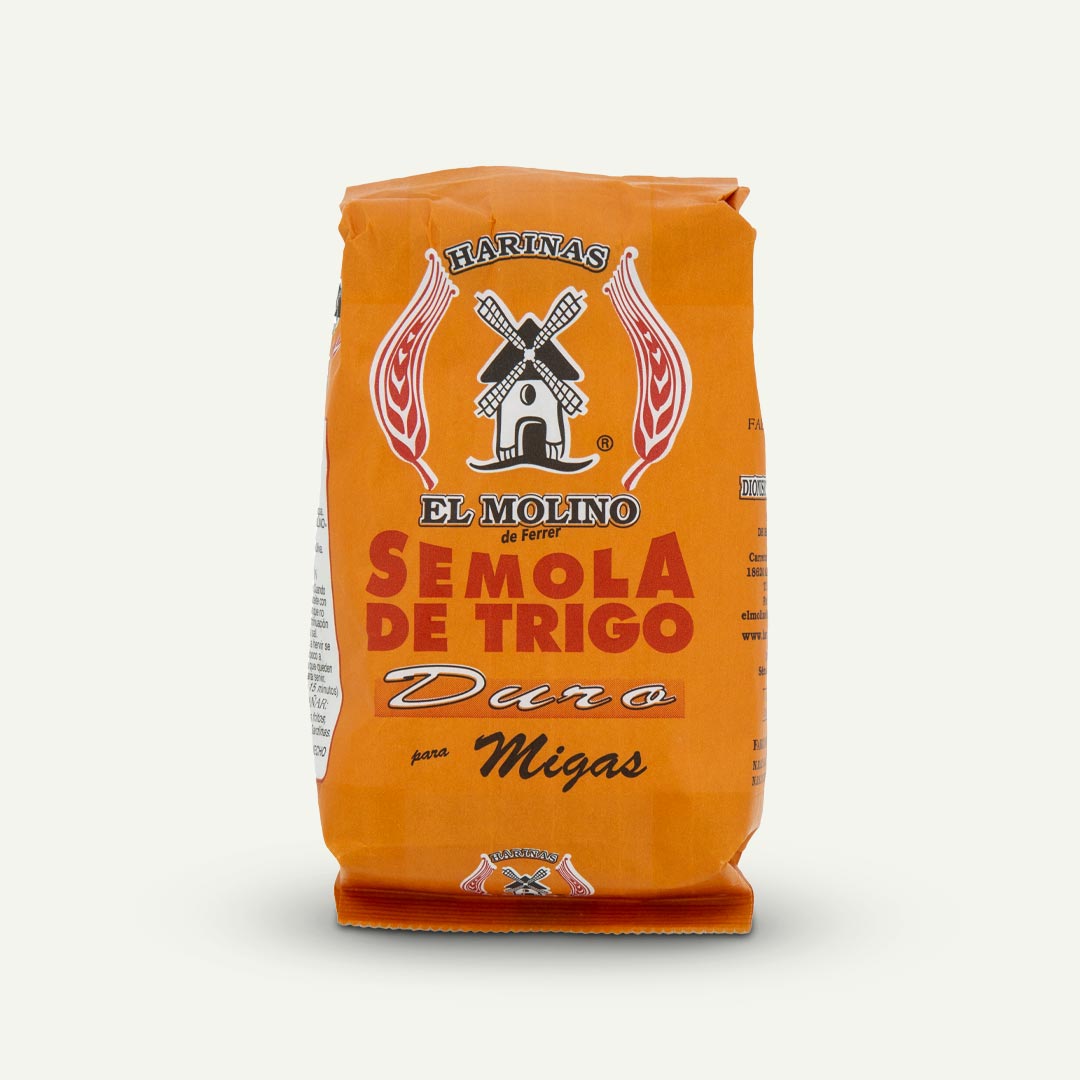 SEMOLA DE TRIGO PARA MIGAS EL MOLINO 500G