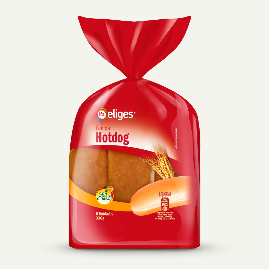 PAN HOT DOG IFA-ELIGES 330G 6U