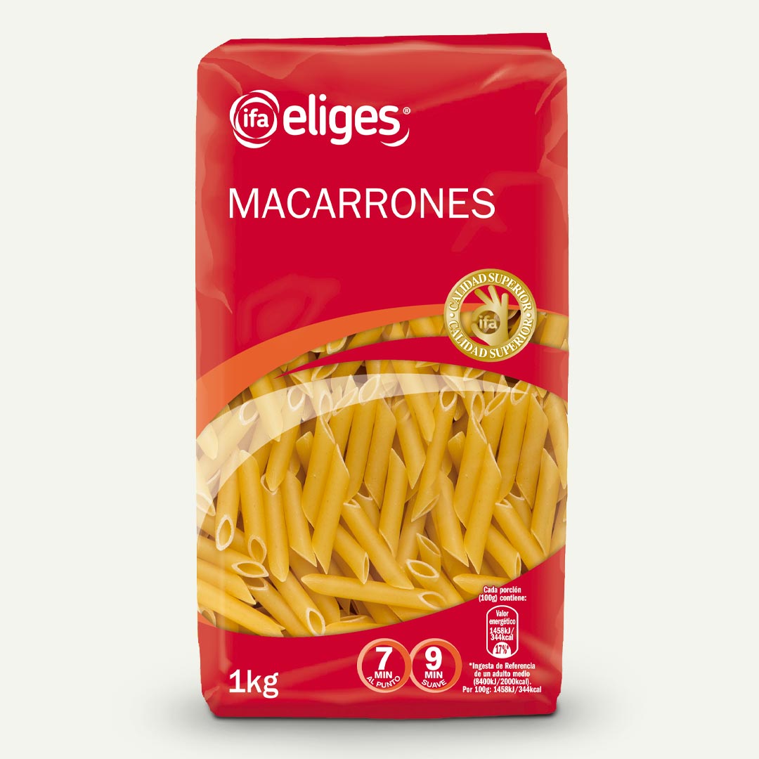 MACARRÓN PASTA IFA-ELIGES 1KG