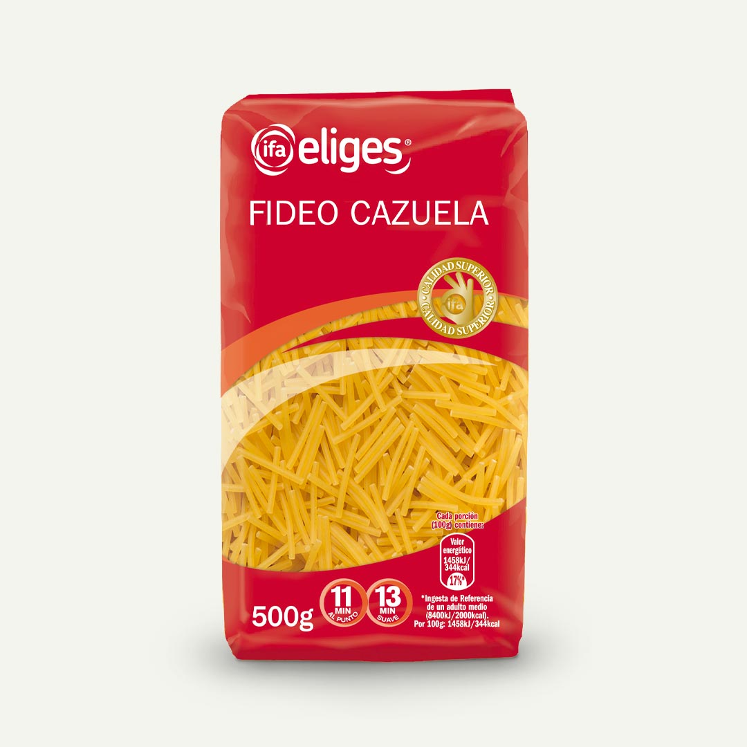 FIDEO CAZUELA PASTA IFA-ELIGES 500G