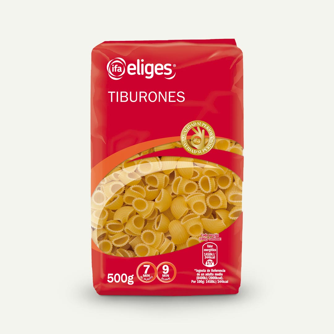 TIBURONES PASTA IFA-ELIGES 500G