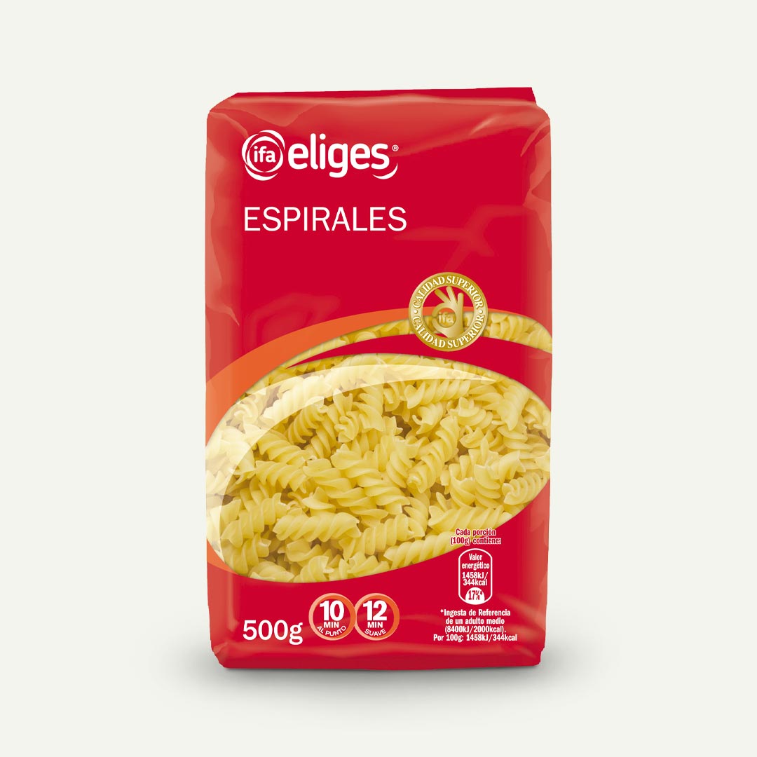 ESPIRALES PASTA IFA-ELIGES 500G