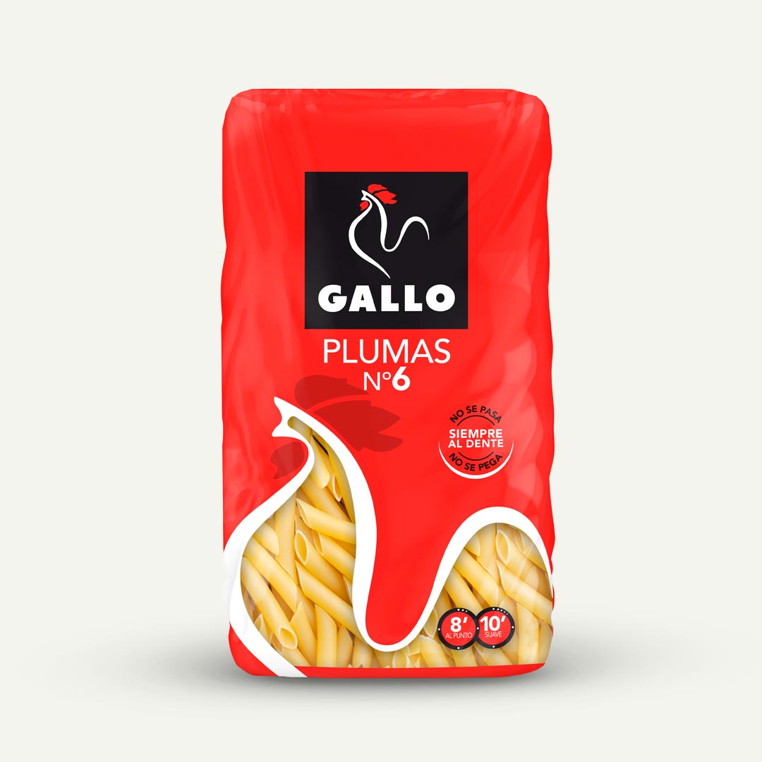 MACARRÓN PLUMAS Nº6 GALLO 450G