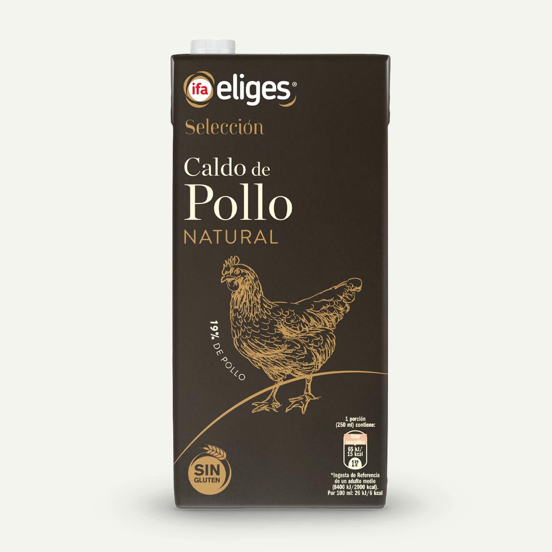 CALDO DE POLLO NATURAL SELECCIÓN IFA-ELIGES 1L