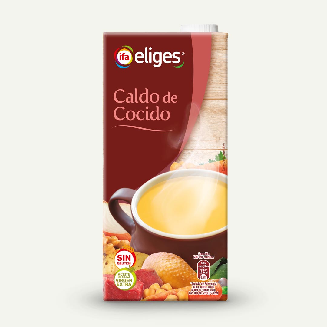 CALDO DE COCIDO ACEITE OLIVA VIRGEN EXTRA IFA-ELIGES 1L