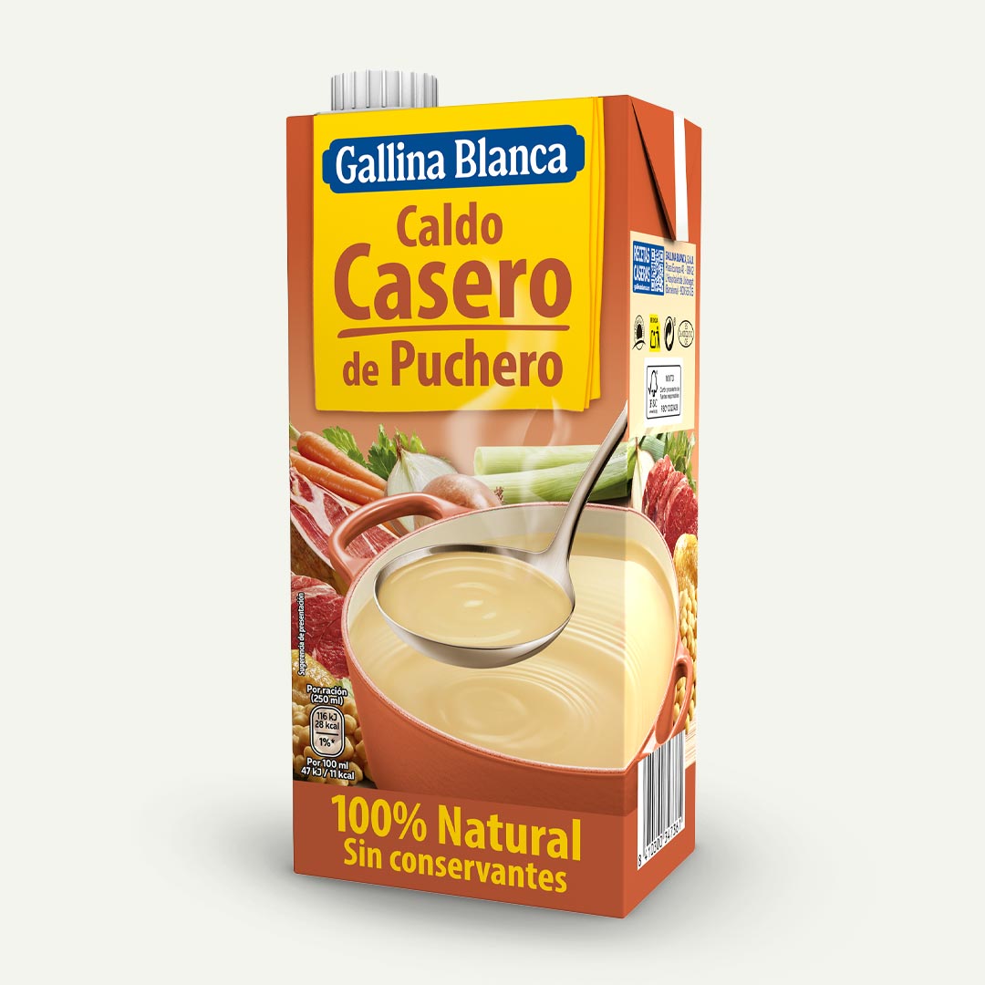 CALDO DE PUCHERO GALLINA BLANCA 1L