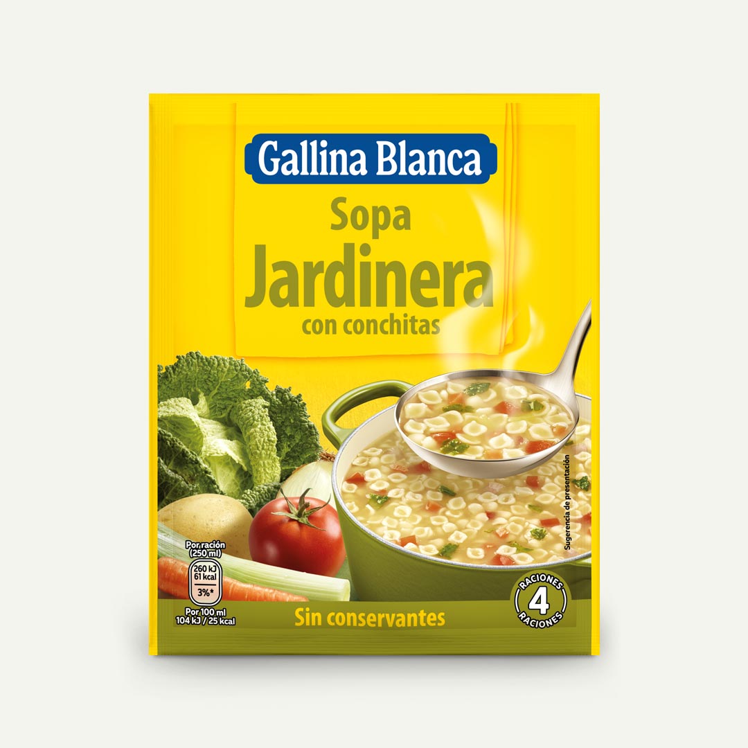 SOPA JARDINERA GALLINA BLANCA SOBRE 71G