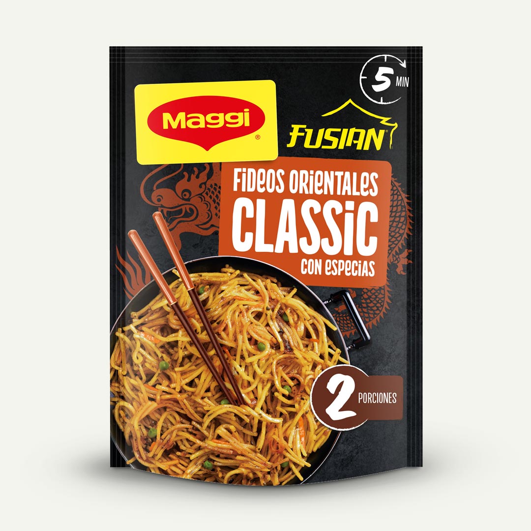 FIDEOS ORIENTAL CLASSIC 5´LISTO 2 RACIONES MAGGI 121G