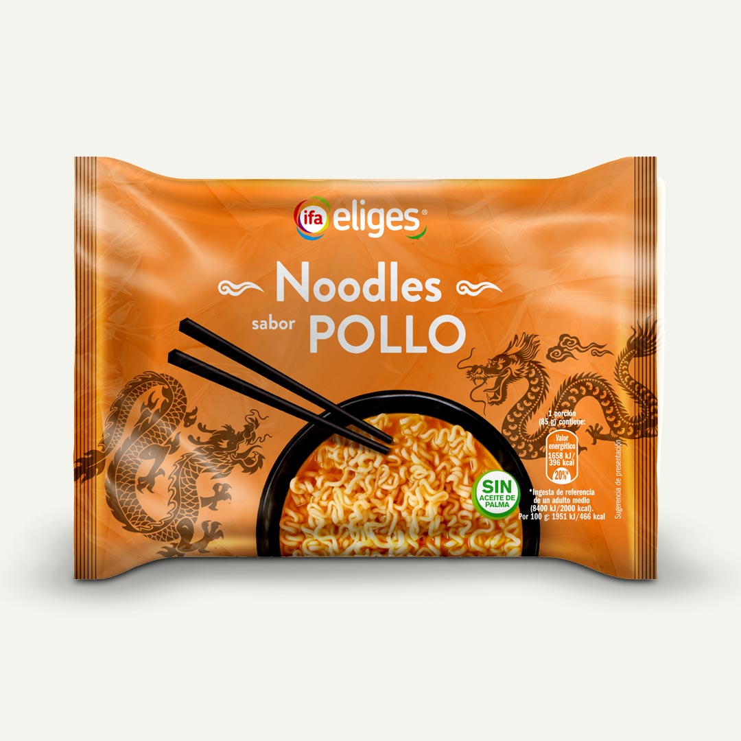 NOODLES SABOR POLLO IFA-ELIGES 85G