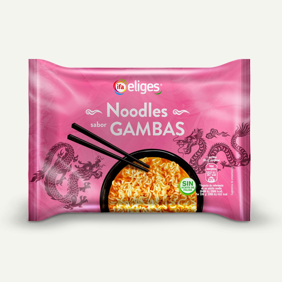 NOODLES SABOR GAMBAS IFA-ELIGES 85G