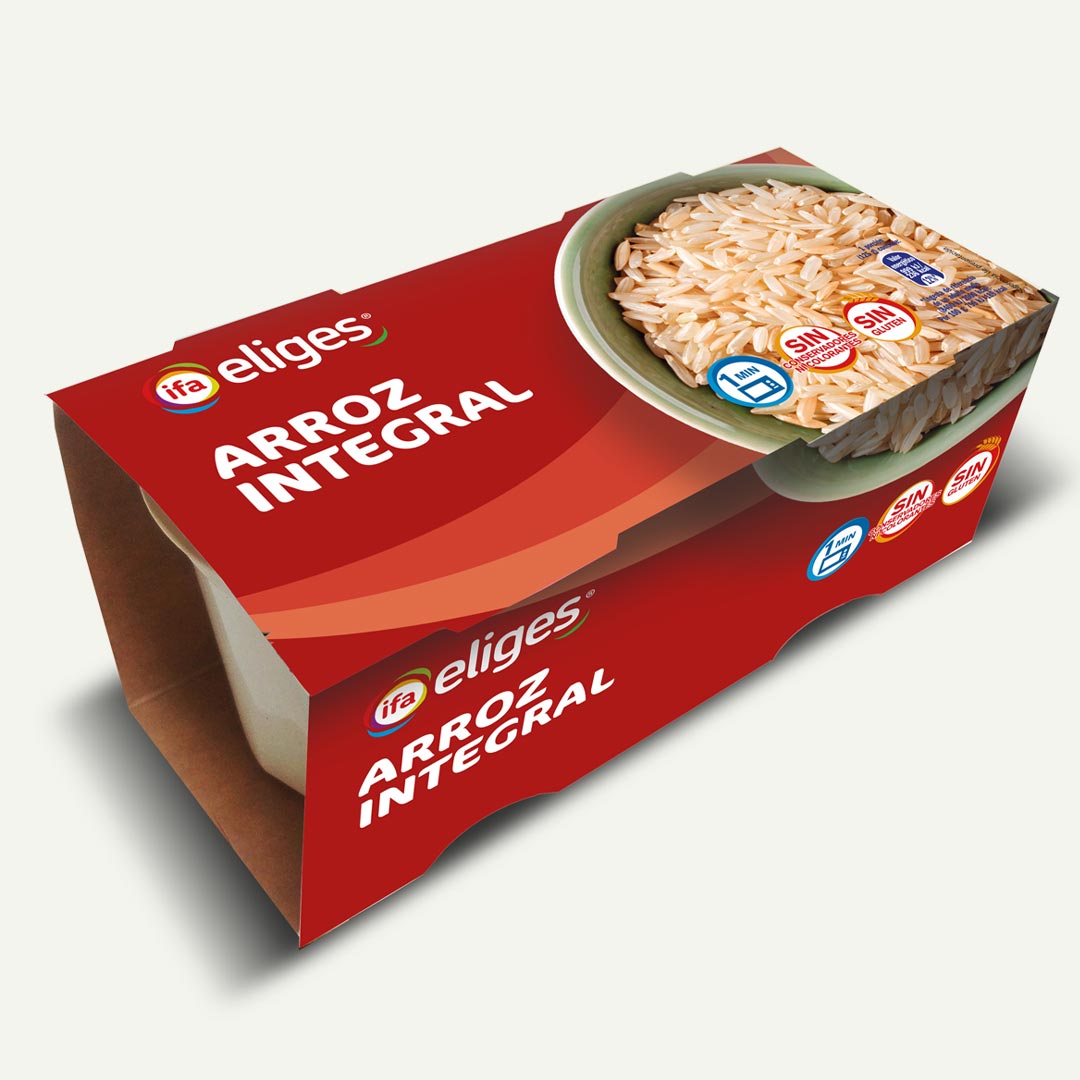 ARROZ INTEGRAL IFA-ELIGES VASITOS 125G P-2