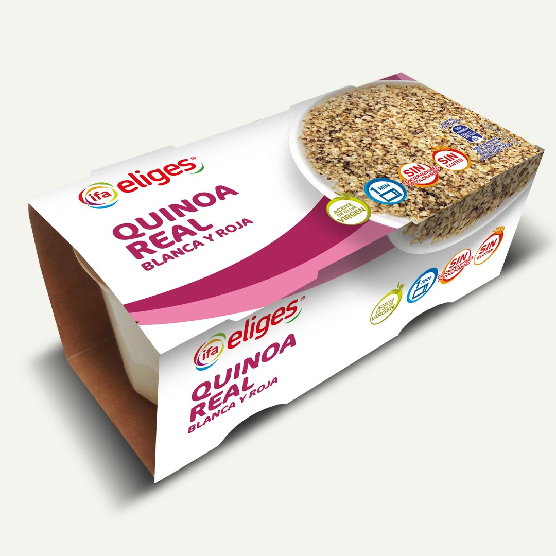 QUINOA ROJA Y BLANCA IFA-ELIGES VASITOS 125G P-2