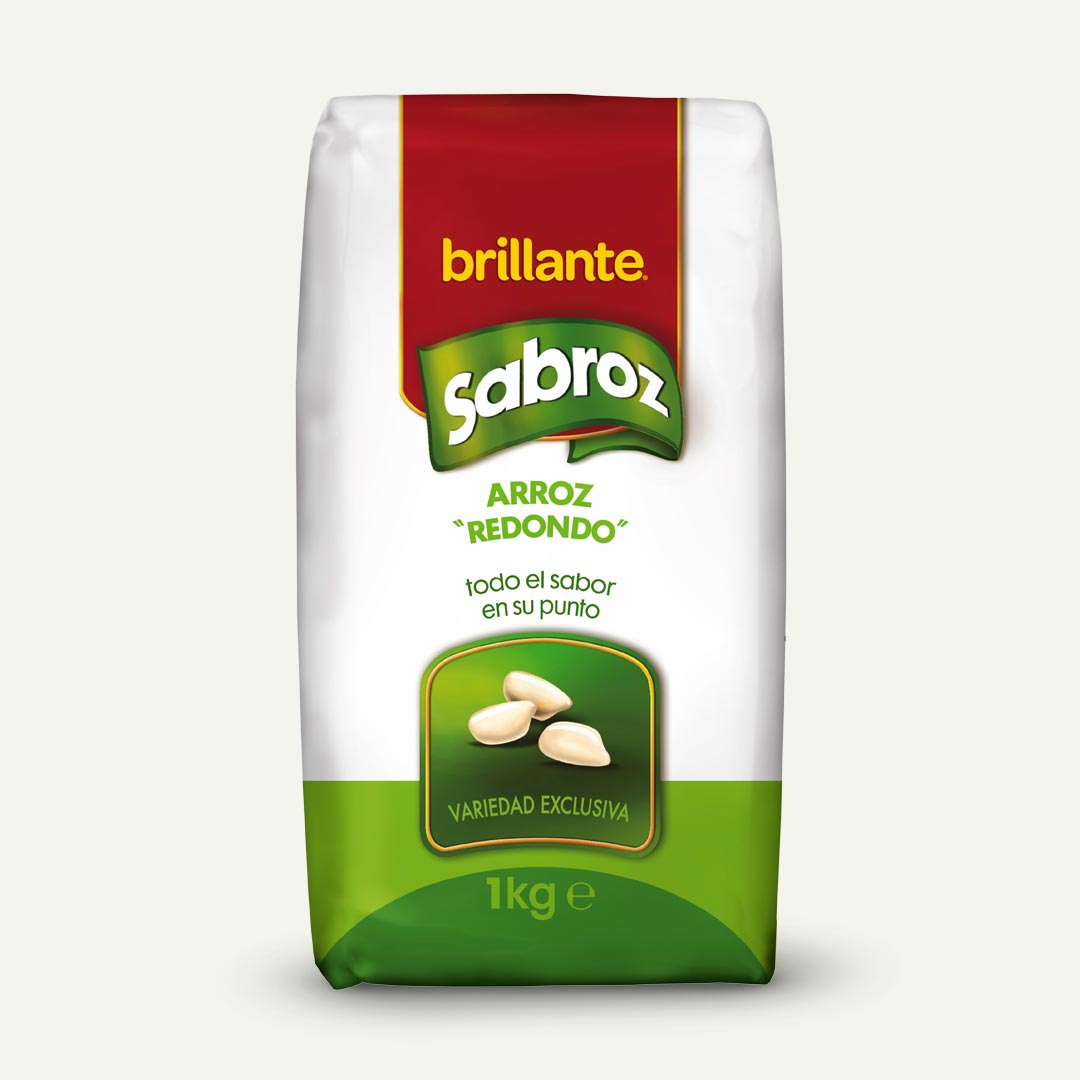 ARROZ REDONDO SABROZ BRILLANTE 1KG