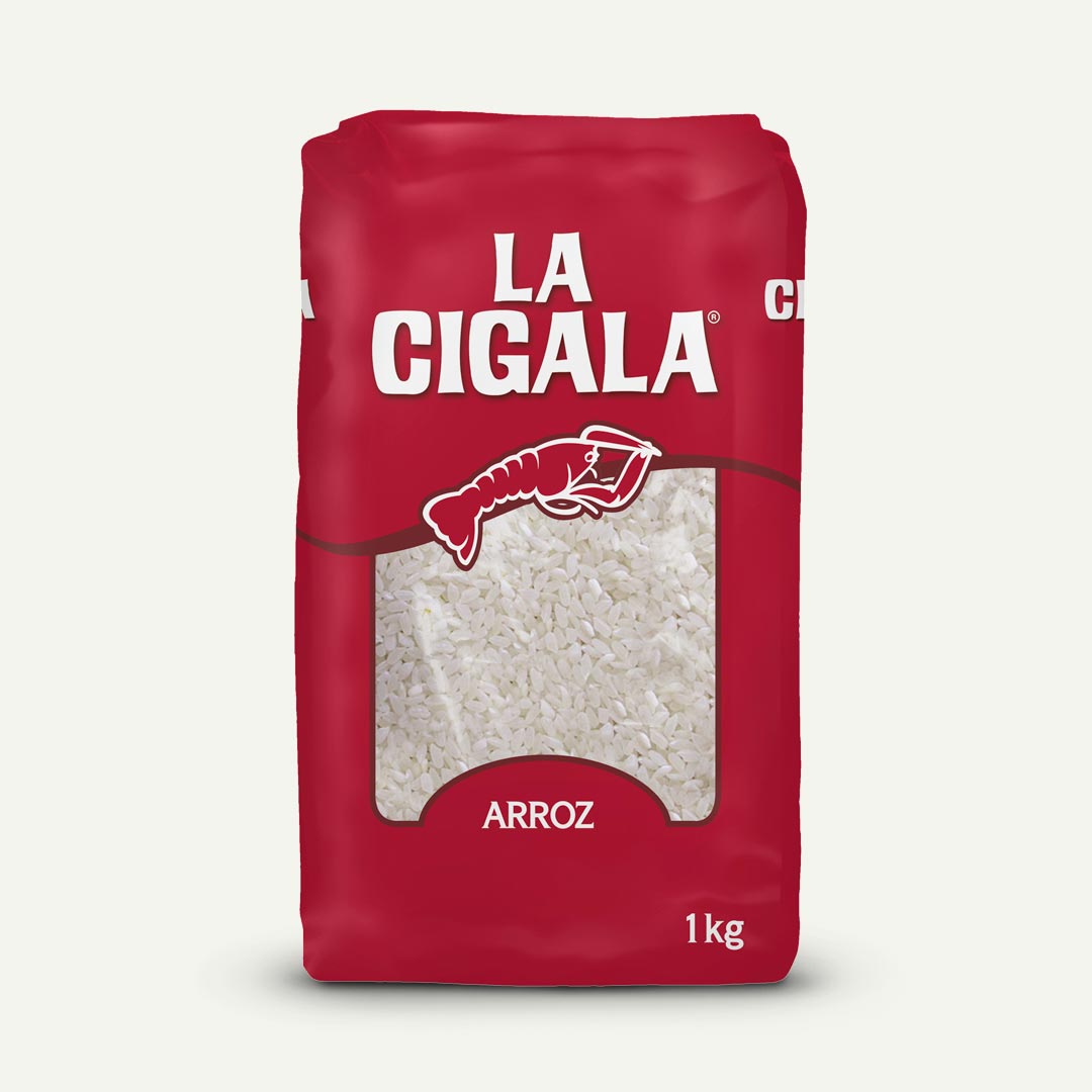 ARROZ REDONDO LA CIGALA PAQUETE 1KG