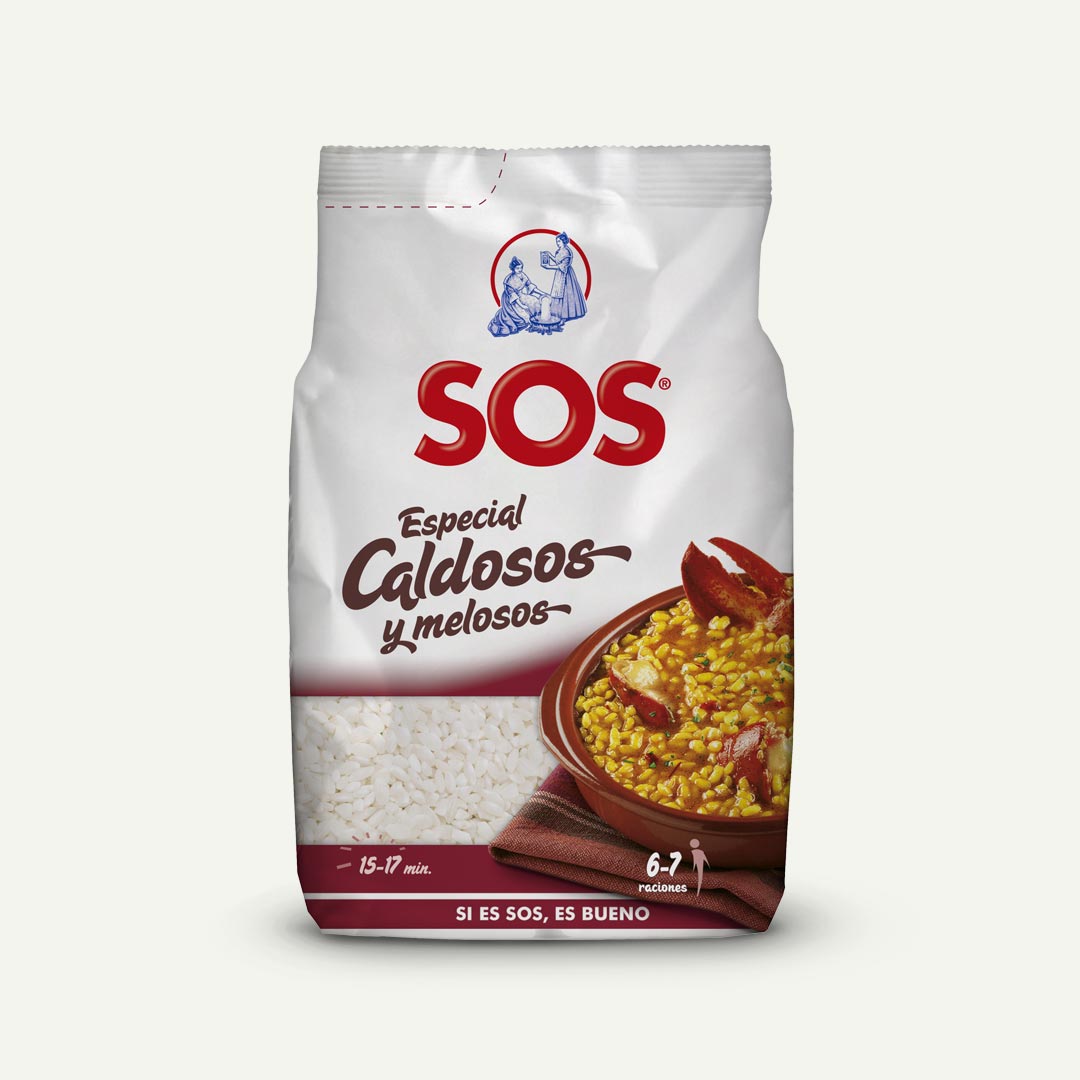 ARROZ REDONDO ESPECIAL CALDOSOS Y MELOSOS SOS 500G