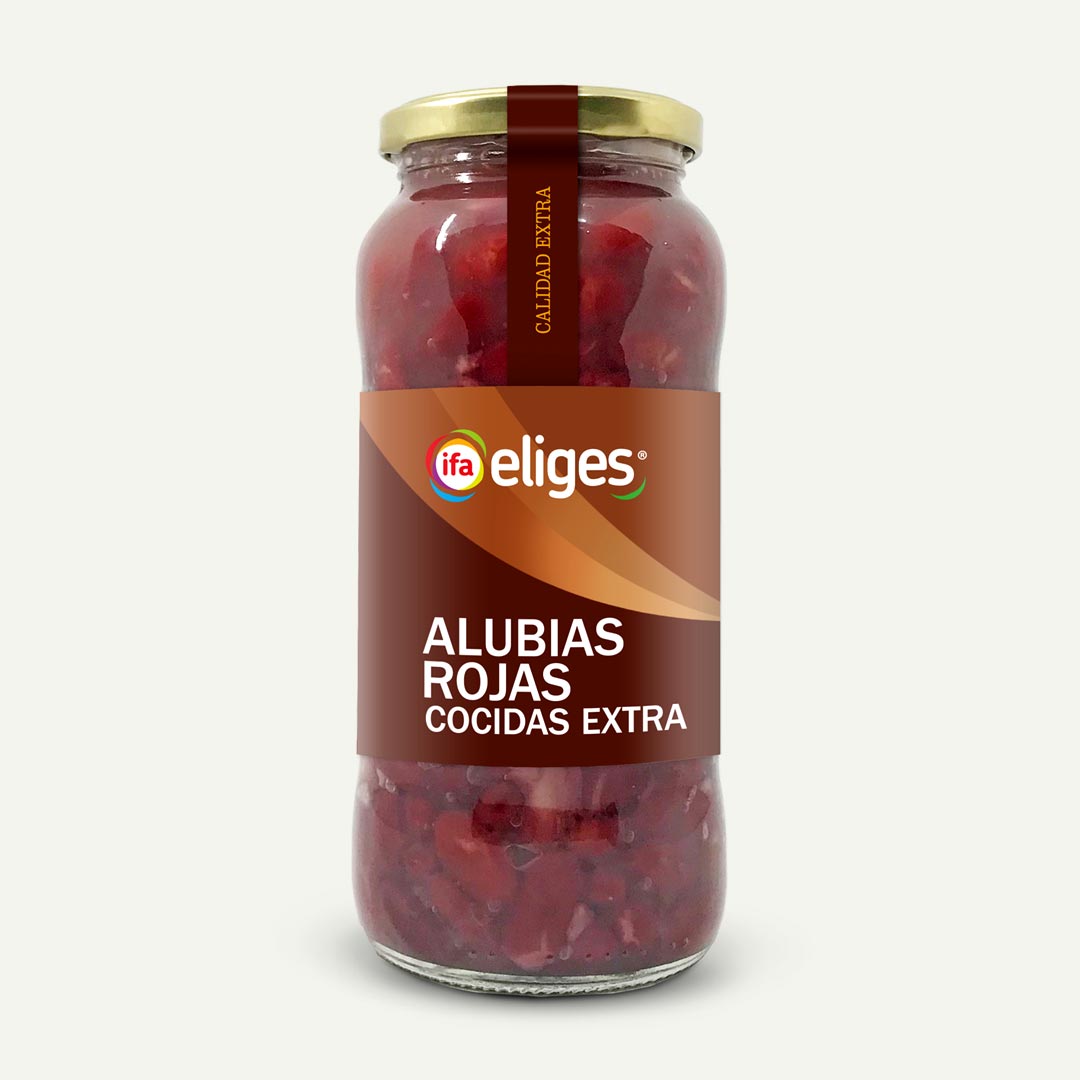 ALUBIA ROJA COCIDA IFA-ELIGES TARRO 400G