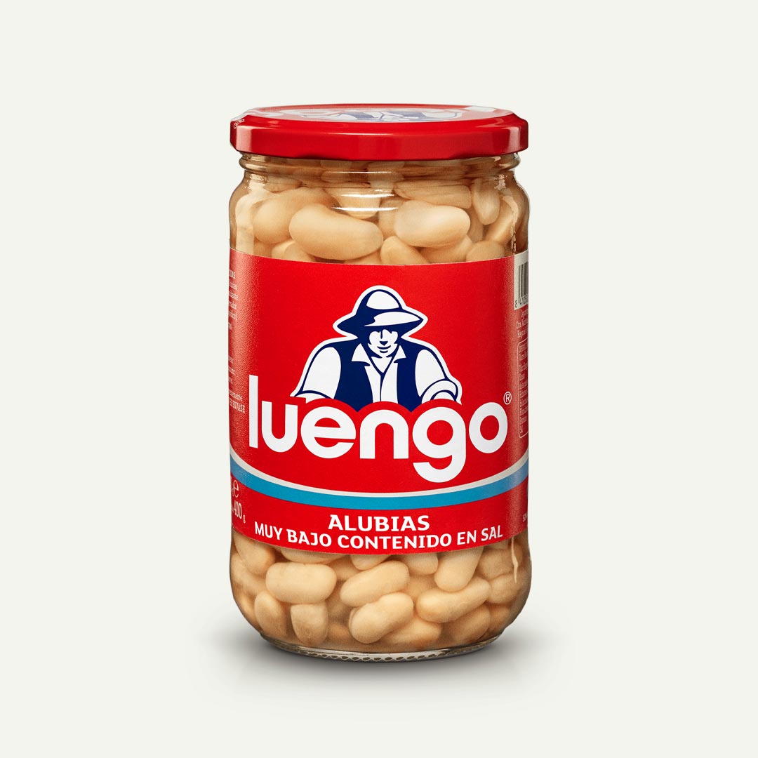 ALUBIA COCIDA BAJO EN SAL LUENGO TARRO 400G