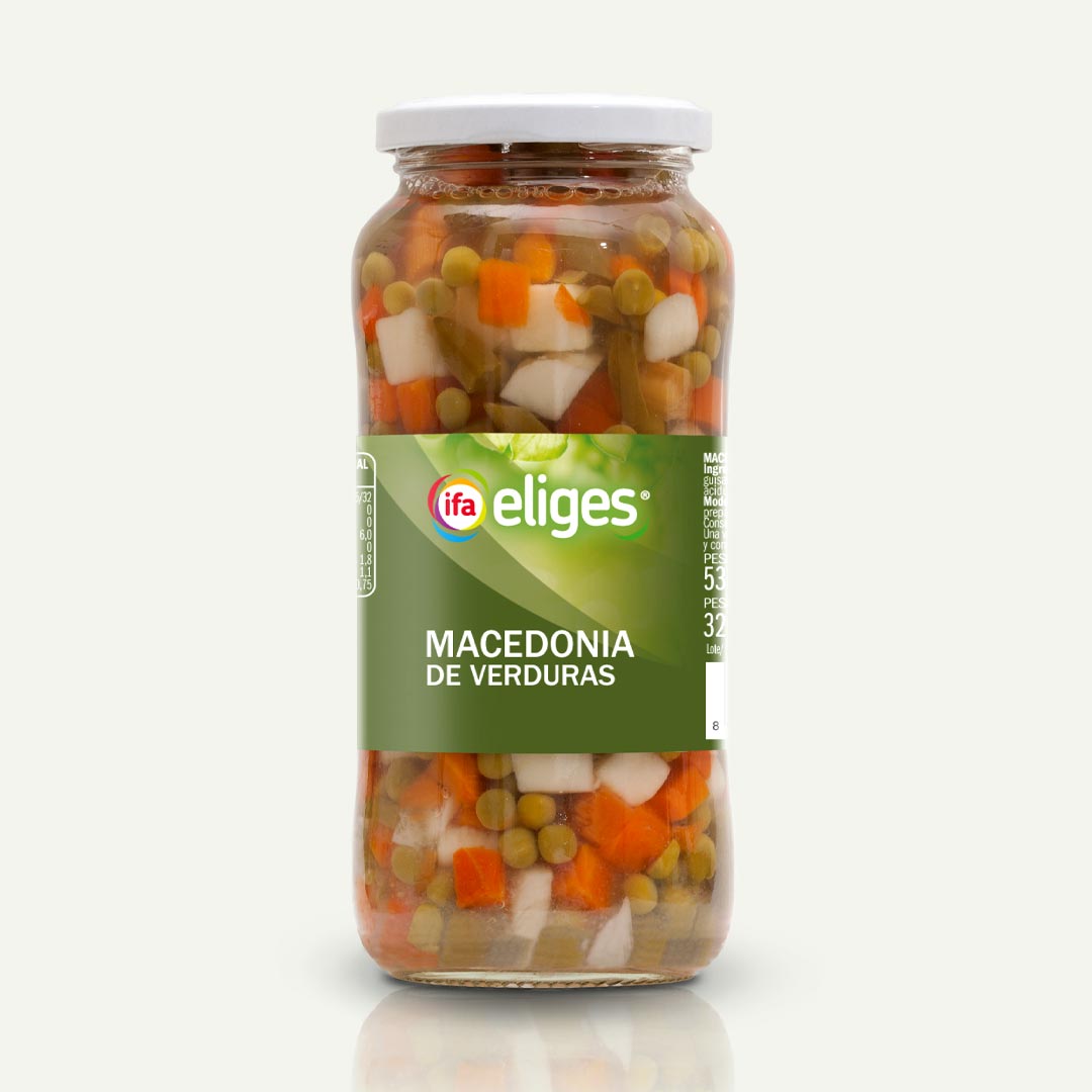 MACEDONIA DE VERDURAS NATURAL IFA-ELIGES TARRO 325G