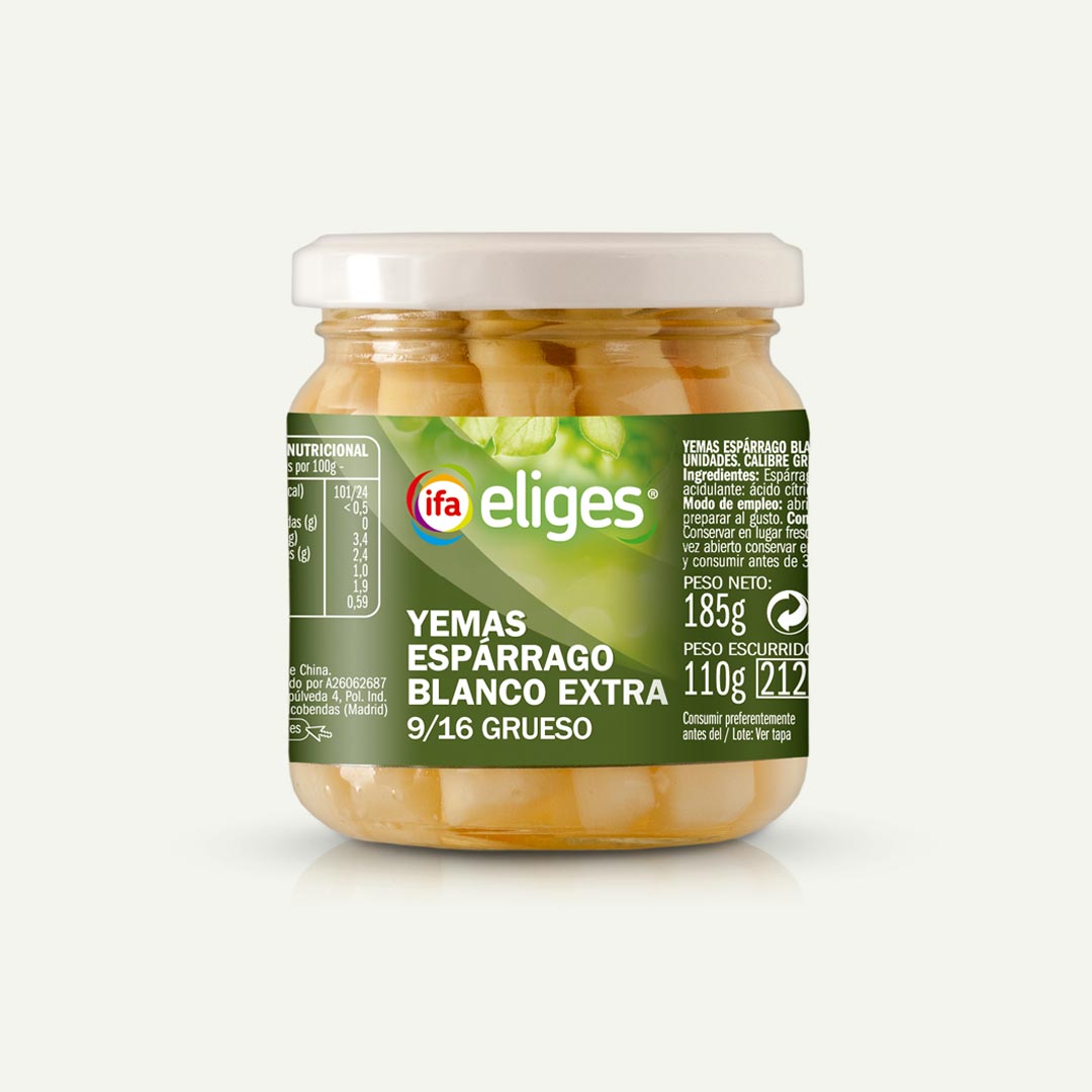 YEMAS ESPÁRRAGO 9/16 IFA-ELIGES 110G