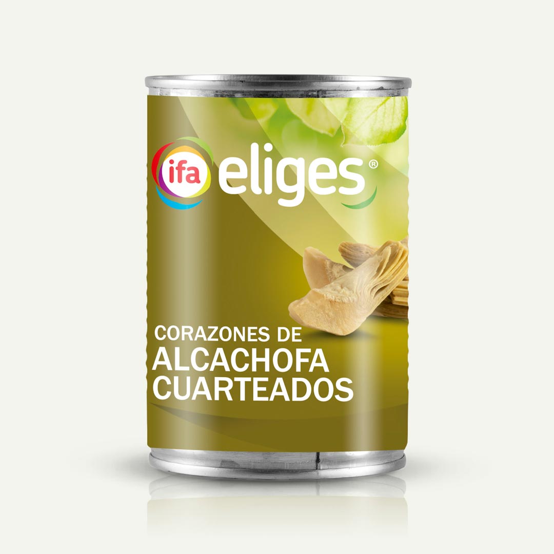 CORAZONES DE ALCACHOFA EN CUARTOS IFA-ELIGES 240G