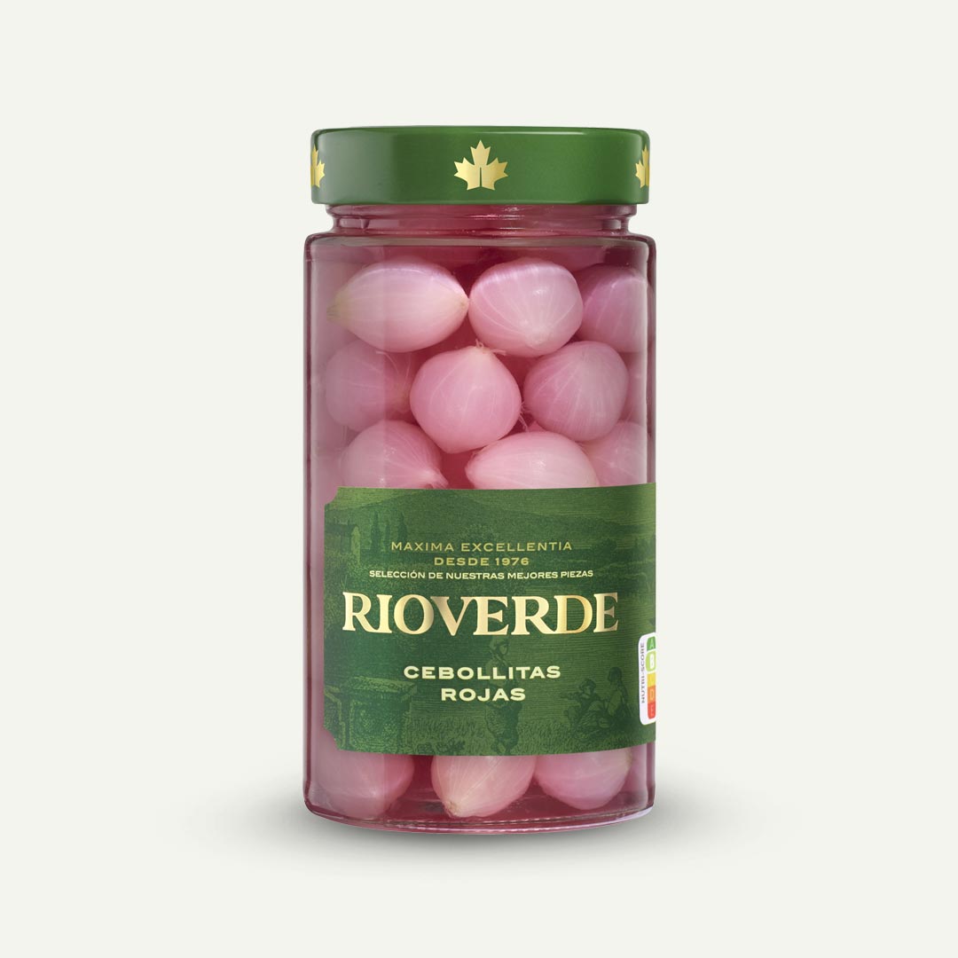 CEBOLLITAS ROJAS RIOVERDE 180G
