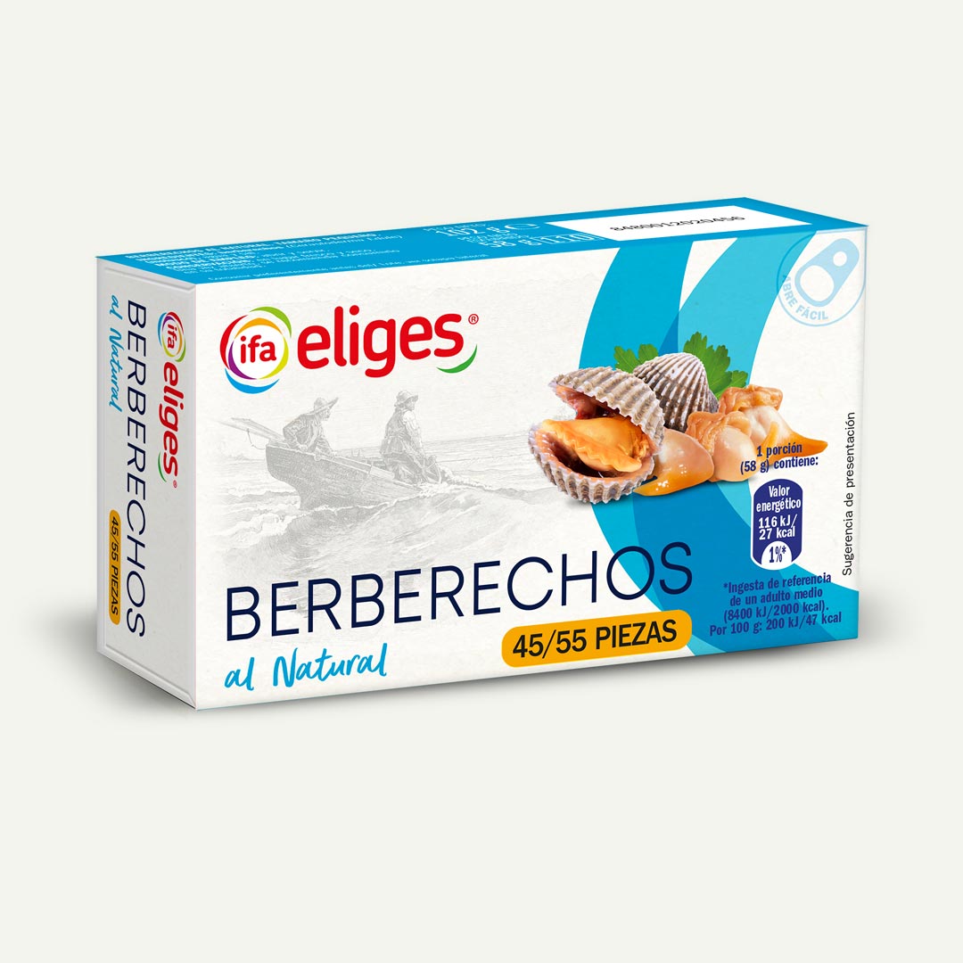 BERBERECHOS AL NATURAL 45/55 IFA-ELIGES 58G