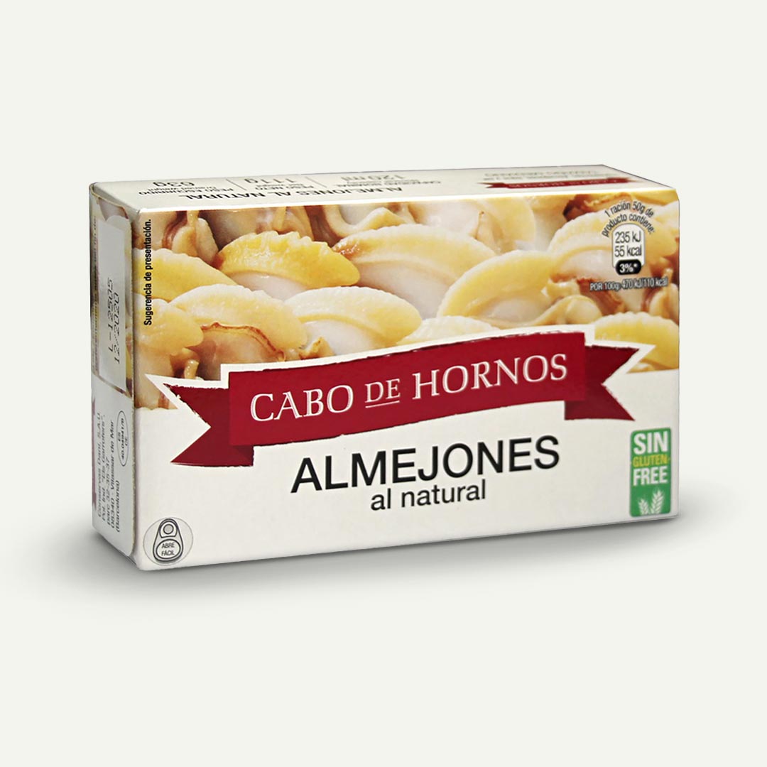 ALMEJONES AL NATURAL CABO DE HORNOS 63G