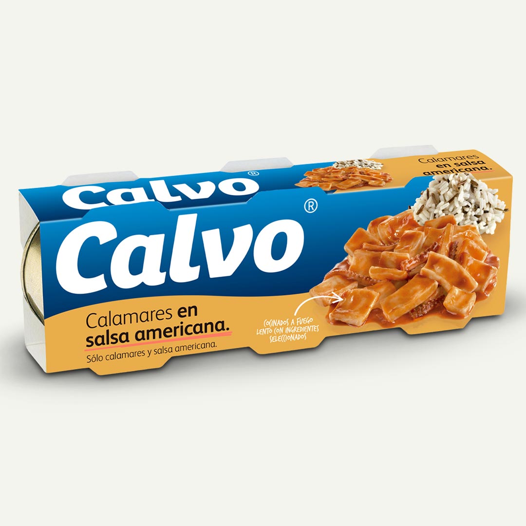 CALAMARES SALSA AMERICANA CALVO 80G P-3