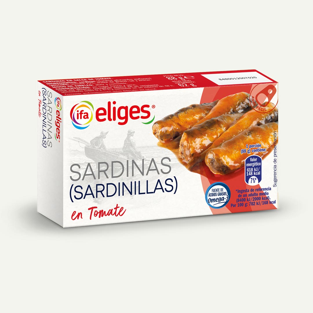 SARDINILLAS EN TOMATE IFA-ELIGES 62G