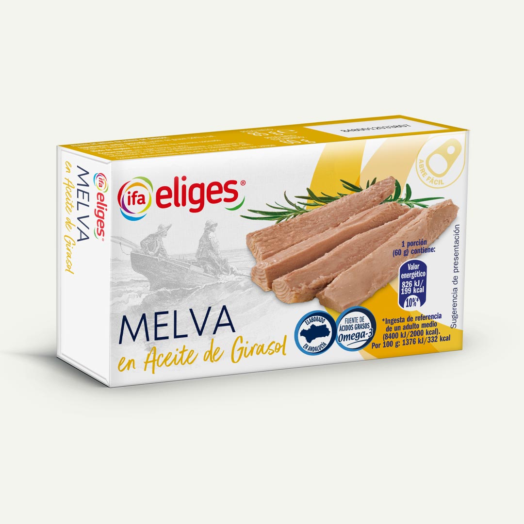 MELVA EN ACEITE DE GIRASOL IFA-ELIGES 60G