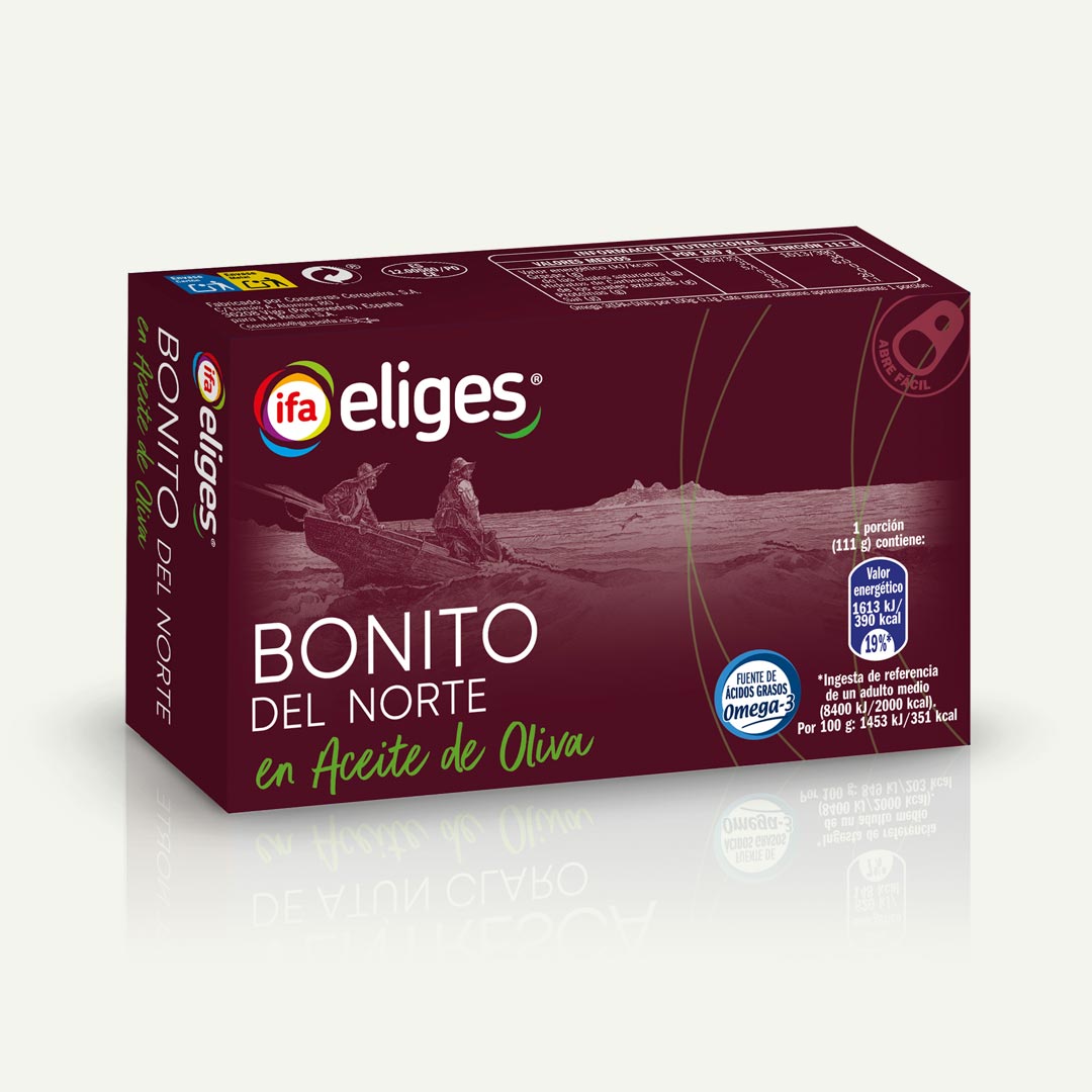 BONITO DEL NORTE ACEITE OLIVA IFA-ELIGES 72G