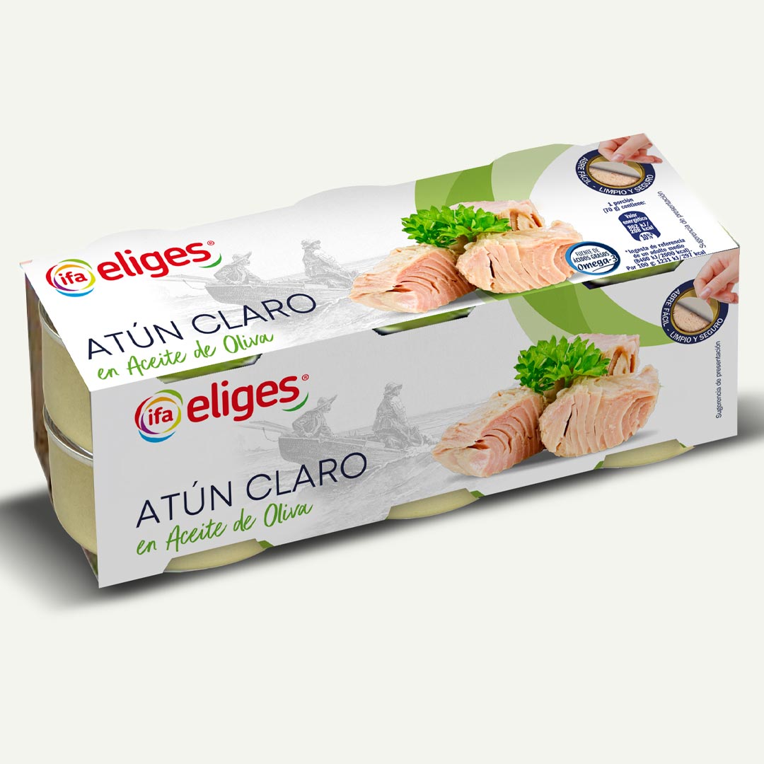 ATÚN CLARO EN ACEITE OLIVA IFA-ELIGES 52G P-6