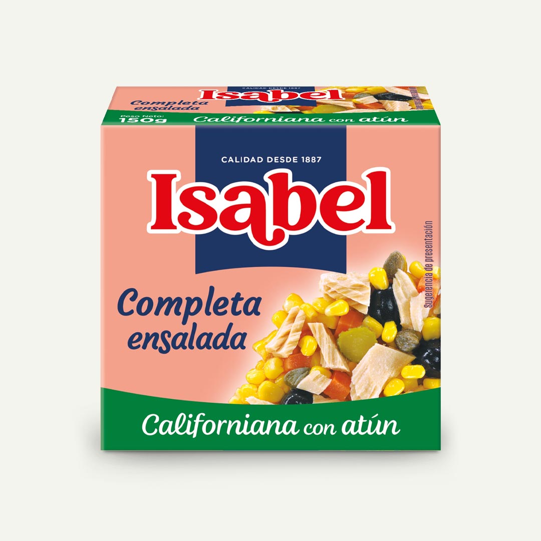 ENSALADA CALIFORNIANA CON ATUN ISABEL 150G