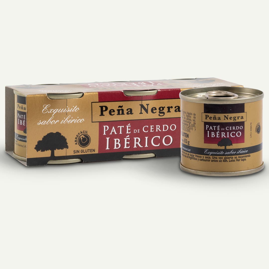PATÉ DE CERDO IBÉRICO PEÑA NEGRA 83G P-3