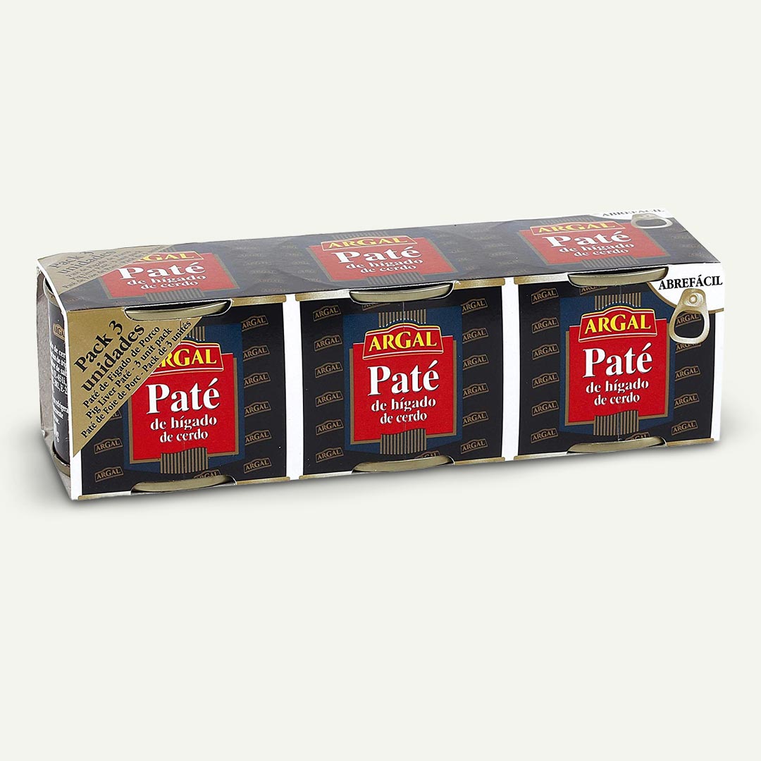 PATÉ DE HÍGADO DE CERDO ARGAL 83G P-3