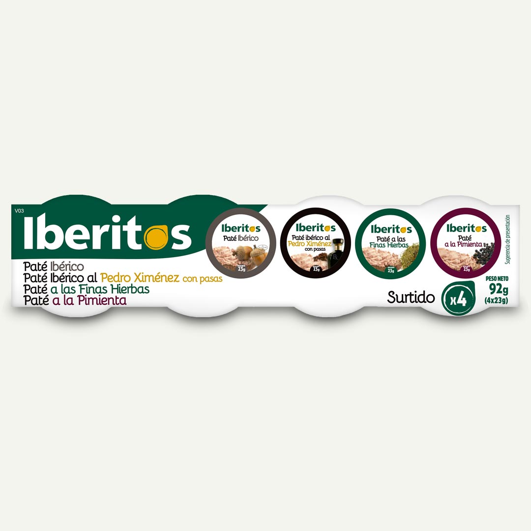 SURTIDO DE PATÉS IBERITOS 23G P-4